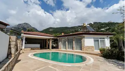 ALANYA AL-KON PARK VİLLALARINDA 3+1 MÜSTAKİL HAVUZLU SATILIK VİLLA