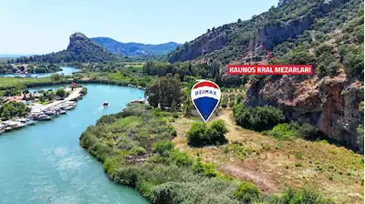 DALYAN KAUNOS KRAL MEZARLIKLARI ALTINDA 5.212M2 SATILIK TARLA