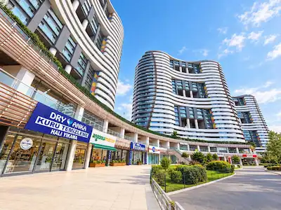 KADIKÖY KENT PLUS OTURUMA HAZIR BALKONLU 1+1 KİRALIK DAİRE