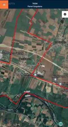 EDİRNE YENİKADIN KÖYÜNDE ANAYOLA ÇOK YAKIN SULAK TARLA