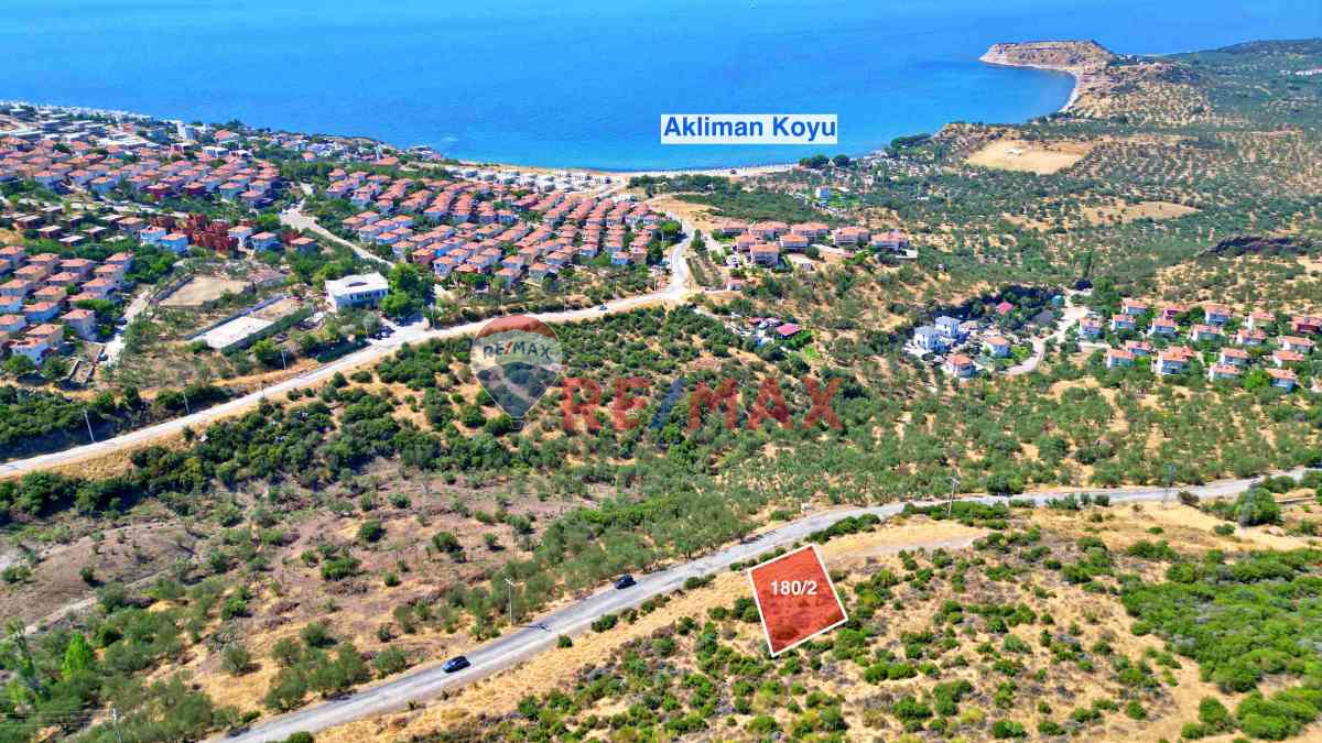 ÇANAKKALE AYVACIK BABAKALE'DE TURIZM/VILLA İMARLI SATILIK ARSA