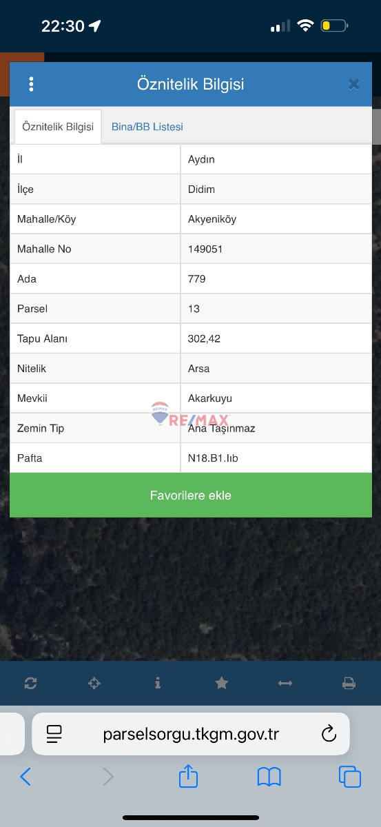 AKYENIKÖY'DE BAFA GÖLÜNE YAKIN İMARLI ARSA