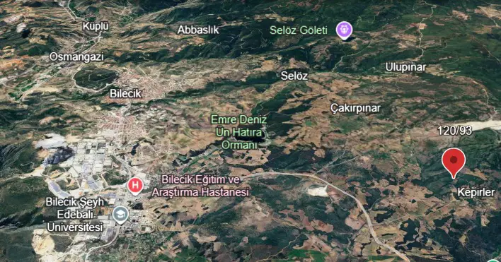 BİLECİK KEPİRLER KÖYÜ MÜSTAKİL TAPULU TARLA