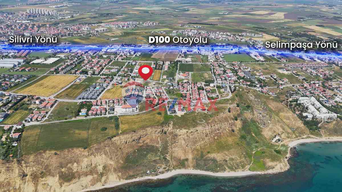 SİLİVRİ CUMHURİYET MAHALLESİ 431,27 M2 İMARLI ARSA REMAX ASTYLE