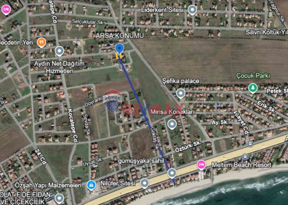 GELİŞİM'DEN SİLİVRİ MİMARSİNAN'DA DENİZE YAKIN VİLLA İMARLI ARSA