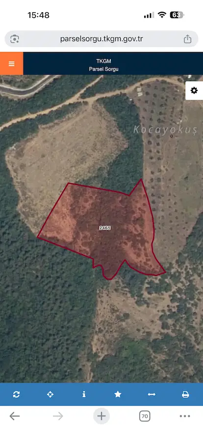 HASANAĞA NİLÜFER DE 7500M2 TARLA