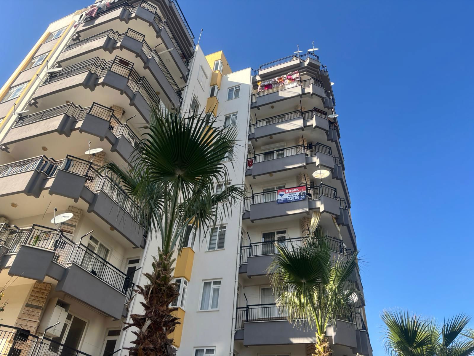 EŞSİZ ANTALYA MANZARALI SİTE İÇİ OTOPARKLI  FULL EŞYALI KİRALİK DAİRE  