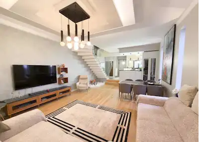 BEYLİKDÜZÜ DENİZTEPE EVLERİ SATILIK ÖZEL MİMARİ TASARIMLI 4+2 VİLLA