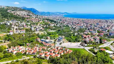 ALANYA SUGÖZÜ'NDE DENİZ&KALE MANZARALI YENİLENMİŞ KÖŞE VİLLA "EN/RU/DE"