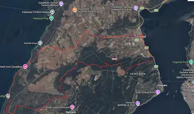 REMAX KAYA ÇANAKKALE ECEABAT'DA DENİZ GÖREN YATIRIMLIK ARAZİ