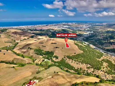 AHULU'DA İMAR KAPSAMINDA SATILIK MANZARALI FIRSAT 3.373 M2 TARLA