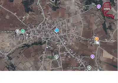 ÇAL SAZAK'TA KÖYE 450M, YOLU OLAN 10892 M2 FIRSAT ARSA