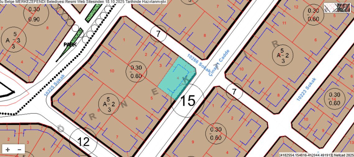 REMAX MODEL'DEN BARUTÇULAR'DA 469M² SATILIK ARSA