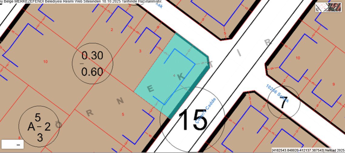 REMAX MODEL'DEN BARUTÇULAR'DA 469M² SATILIK ARSA