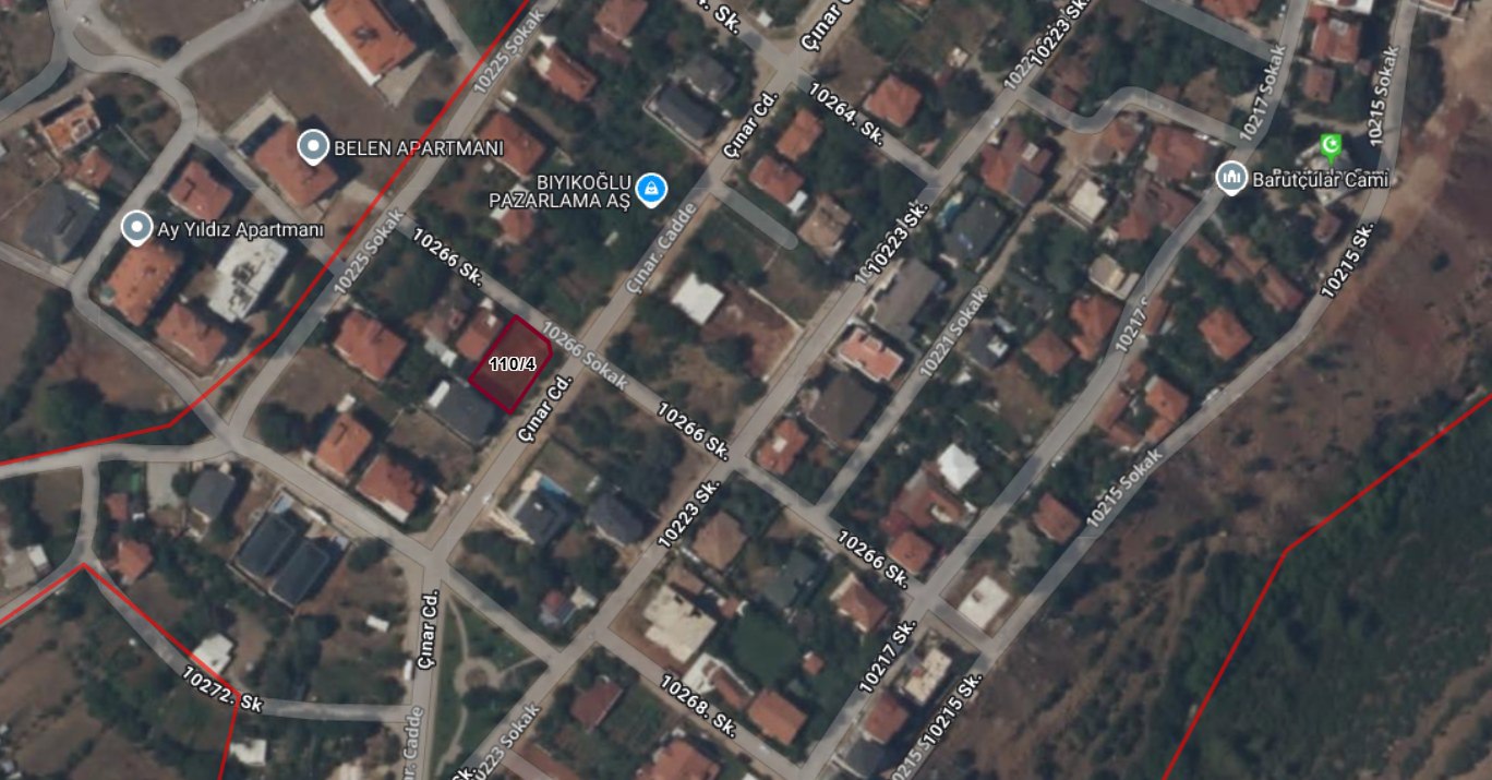 REMAX MODEL'DEN BARUTÇULAR'DA 469M² SATILIK ARSA