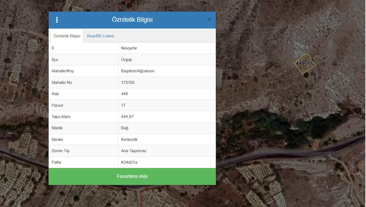 NEVŞEHIR ÜRGÜP SATILIK ARAZI