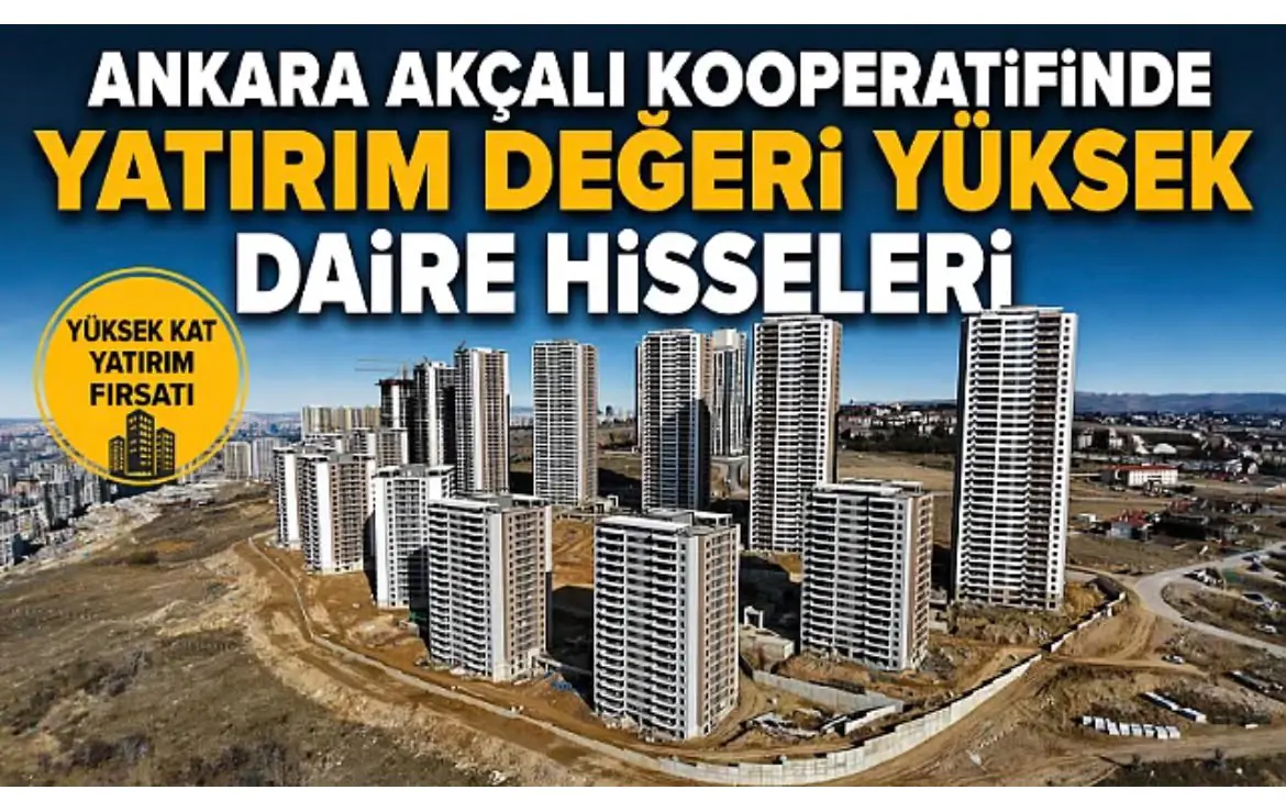 BEYTEPE AKÇALI KONUTLARI’NDA GÜNEY CEPHE 4+1 | 19. KAT | 165 M² NET | İNŞA HALİNDE