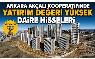 BEYTEPE AKÇALI KONUTLARI’NDA GÜNEY CEPHE 4+1 | 19. KAT | 165 M² NET | İNŞA HALİNDE