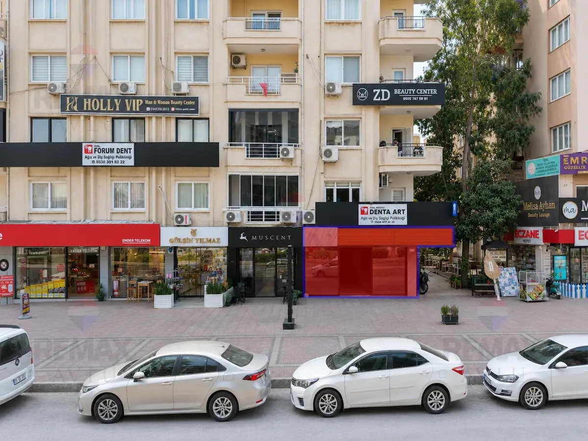 REMAX AVLU'DAN FORUM KARŞISI GMK ÜZERİ KİRALIK DÜKKAN 