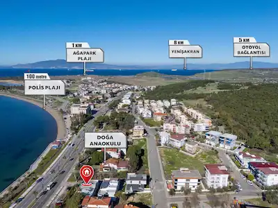 ALIAĞA YALI MAH. DENIZ GÖREN KİRALIK 4+1 TRIPLEKS VILLA