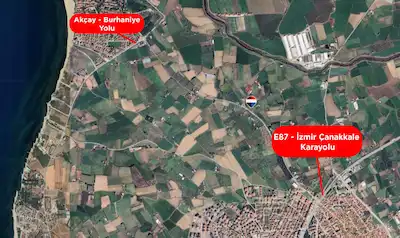 BURHANİYE BAHÇELIEVLER 'DE SATILIK ZEYTİNLİK 