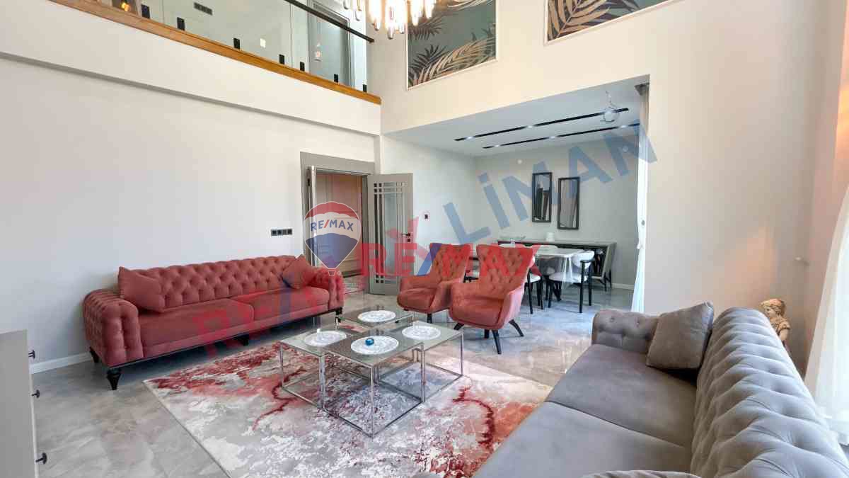 NARLI'DA DENIZE 150 METRE, HAVUZLU, AYRI MUTFAKLI, LOFT SATILIK 3+1 VILLA