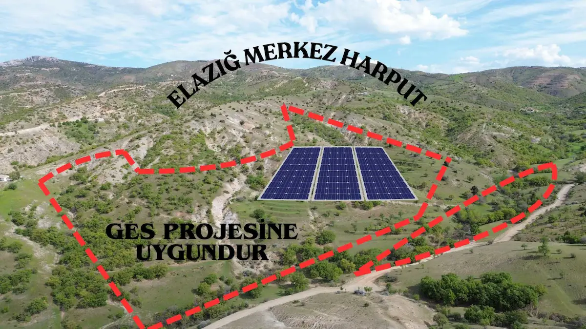 REMAX DEĞİŞİMDEN HARPUT''TA GES PROJESİNE UYGUN 95 DÖNÜM SATILIK TARLA