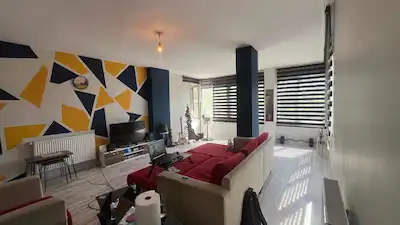 SAHILE SADECE 50 METRE DENIZ MANZARALI YATIRIMLIK 2+1 DAIRE