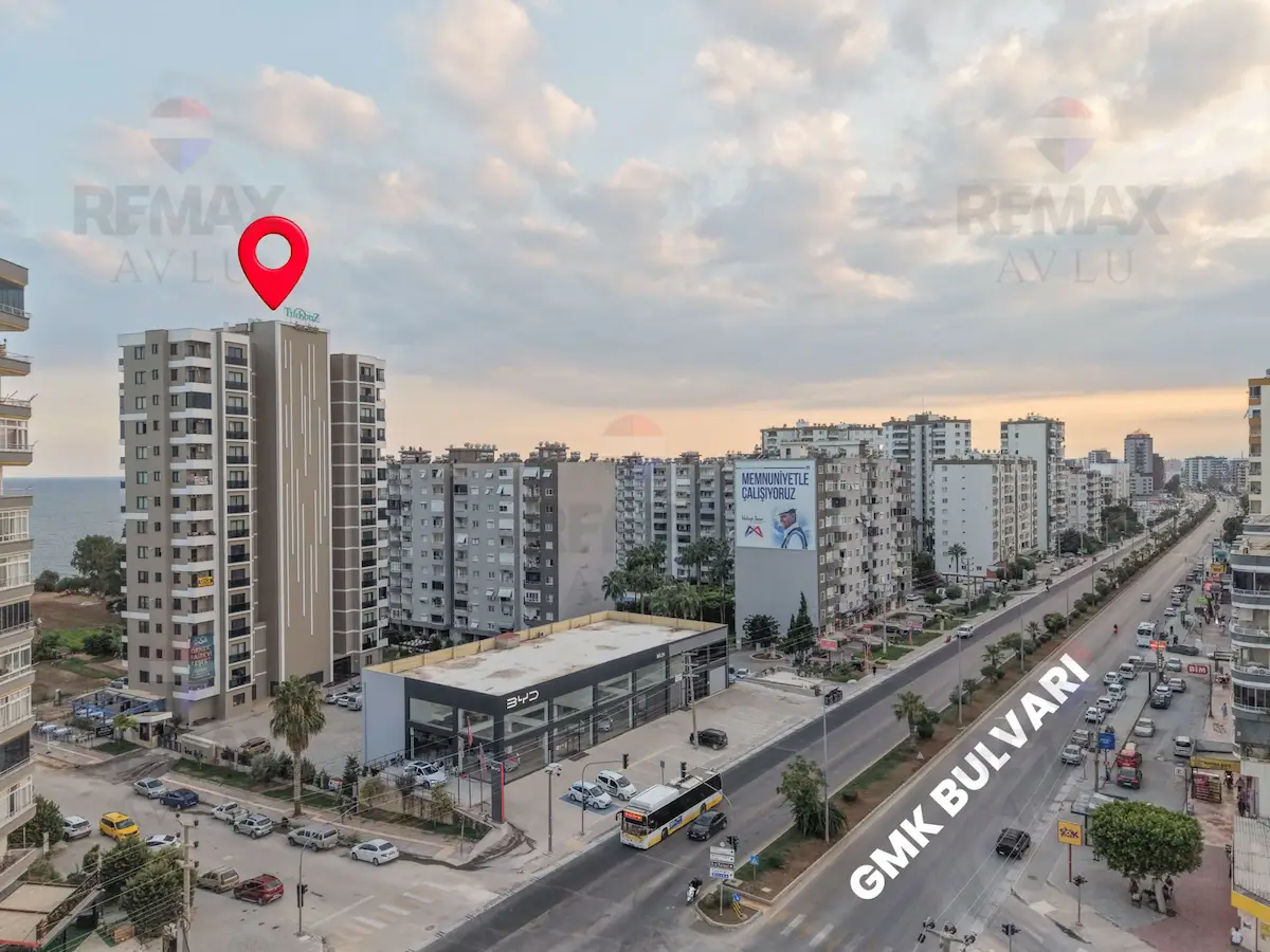 REMAX AVLU'DAN TURKUAZ SİTESİ'NDE 1+1 SATILIK DAİRE 