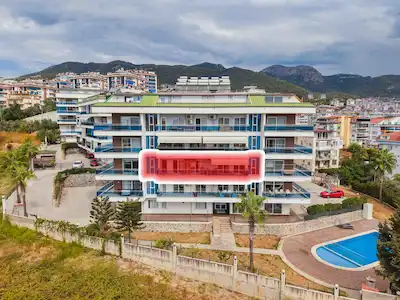 ALANYA OBADA 3+1 AYRI MUTFAKLI FERAH VE MANZARALI SATILIK DAIRE