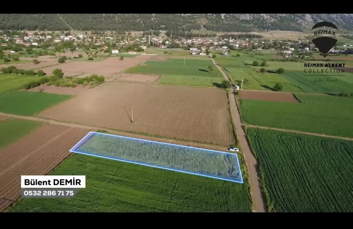 DENİZLİ ACIPAYAM YUMRUTAŞ 1412 M² SATILIK TARLA