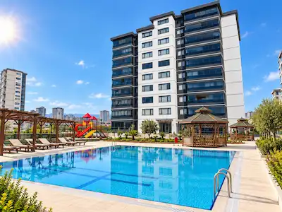 GÖKSU MAH. BORDO LOCA’DA SATILIK SIFIR LÜKS 4+1 | HAVUZLU SİTE