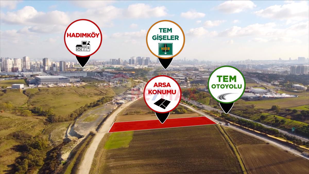 REMAX PRO2 BÜYÜKÇEKMECE TEM YANIBAŞINDA TİCARİ ARSA