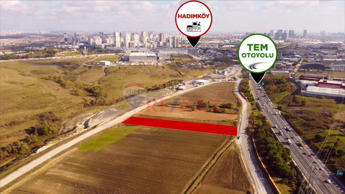 REMAX PRO2 BÜYÜKÇEKMECE TEM YANIBAŞINDA TİCARİ ARSA