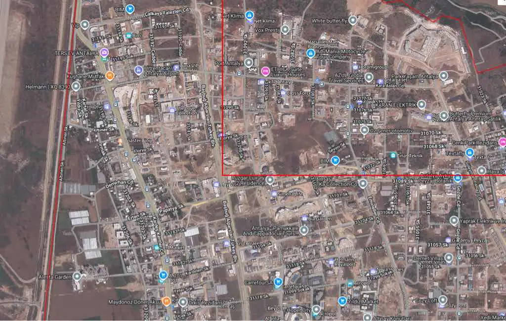 ANTALYA ALTINTAŞ'TA 2910M2 SATILIK ARSA