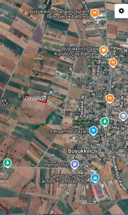 SİLİVRİ BÜYÜKKILIÇLI MERKEZDE 4188 M2 SATILIK TARLA