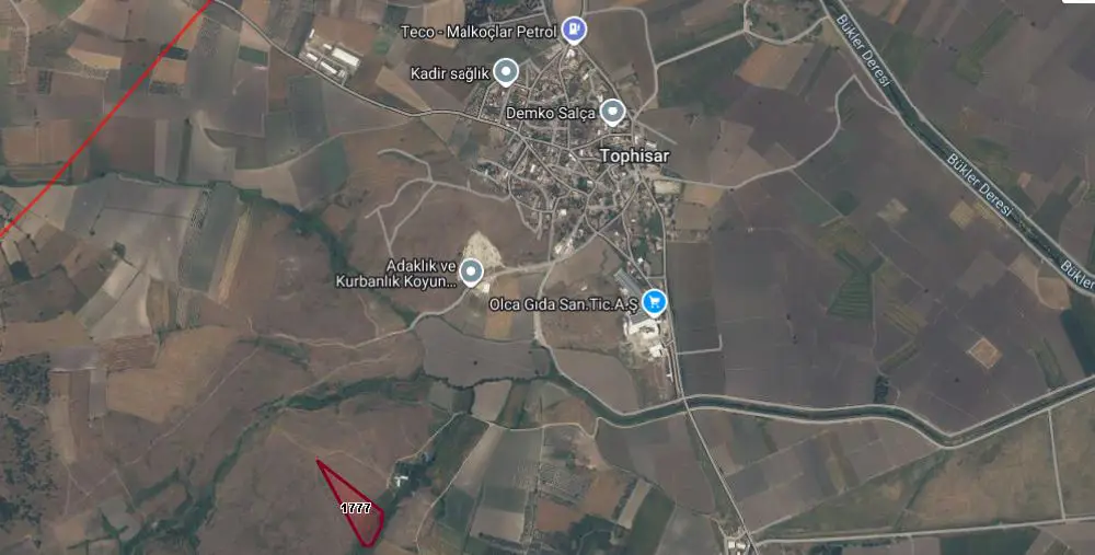 BURSA KARACABEY'DE 19.650 M2 SATILIK TARLA
