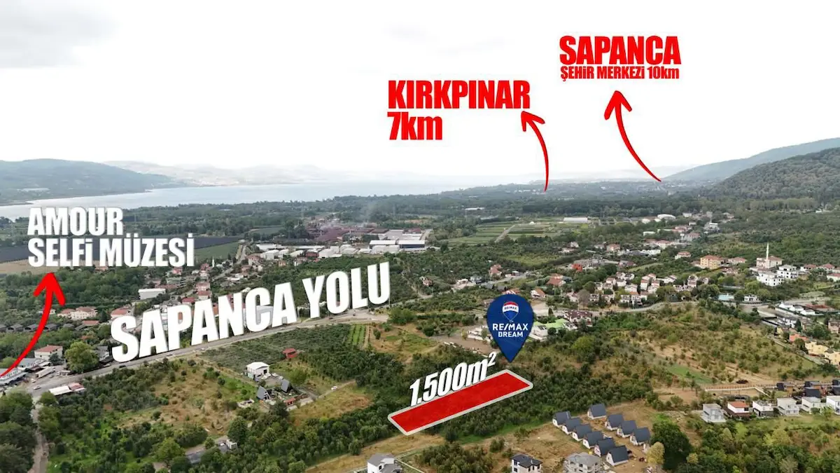 REMAX DREAM TAKASLI MAŞUKİYE 1500M2 İMARLI ARSA