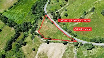 BÖLGENİN EN UYGUNU! LAPSEKI ÇAMYURT'TA ÇIFT YOLLU DÜZ TARLA - 1987 M²