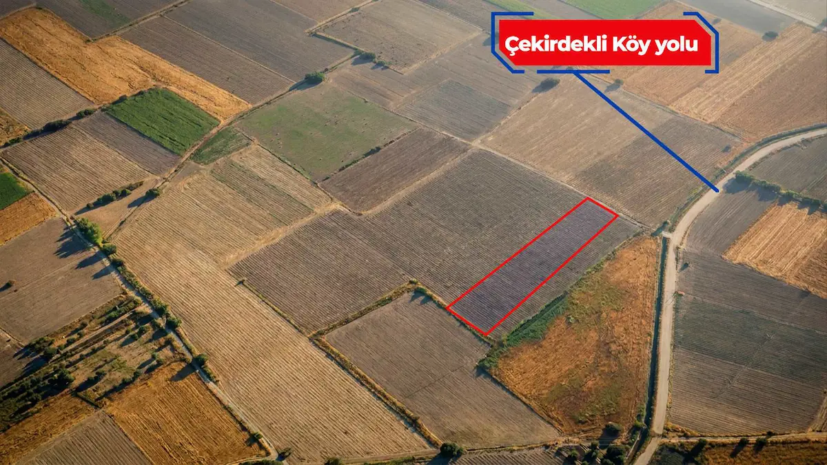 RE/MAX İNCİ'DEN BİGADİÇ ÇEKİRDEKLİ’DE SULU TARIMA UYGUN SATILIK TARLA