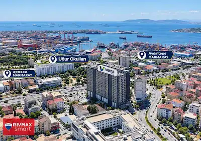 VEMA TUZLA’DA 11. KATTA DENİZ MANZARALI 1+1 KİRALIK OFİS