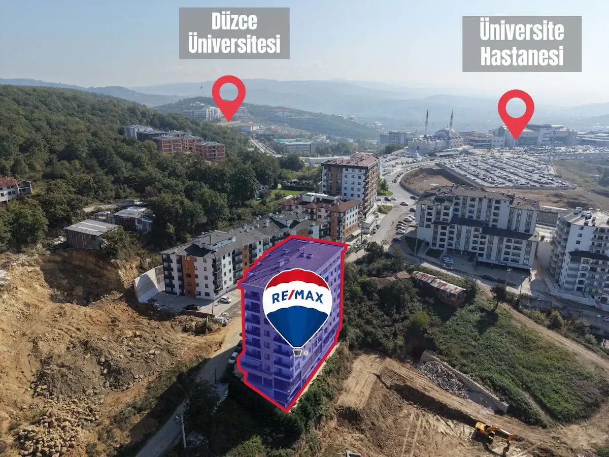REMAX DIA’DAN DÜZCE ÜNİVERSİTESİ VE HASTANE YANI / YATIRIMLIK/ OTURUMLUK 2+1 DAİRE 