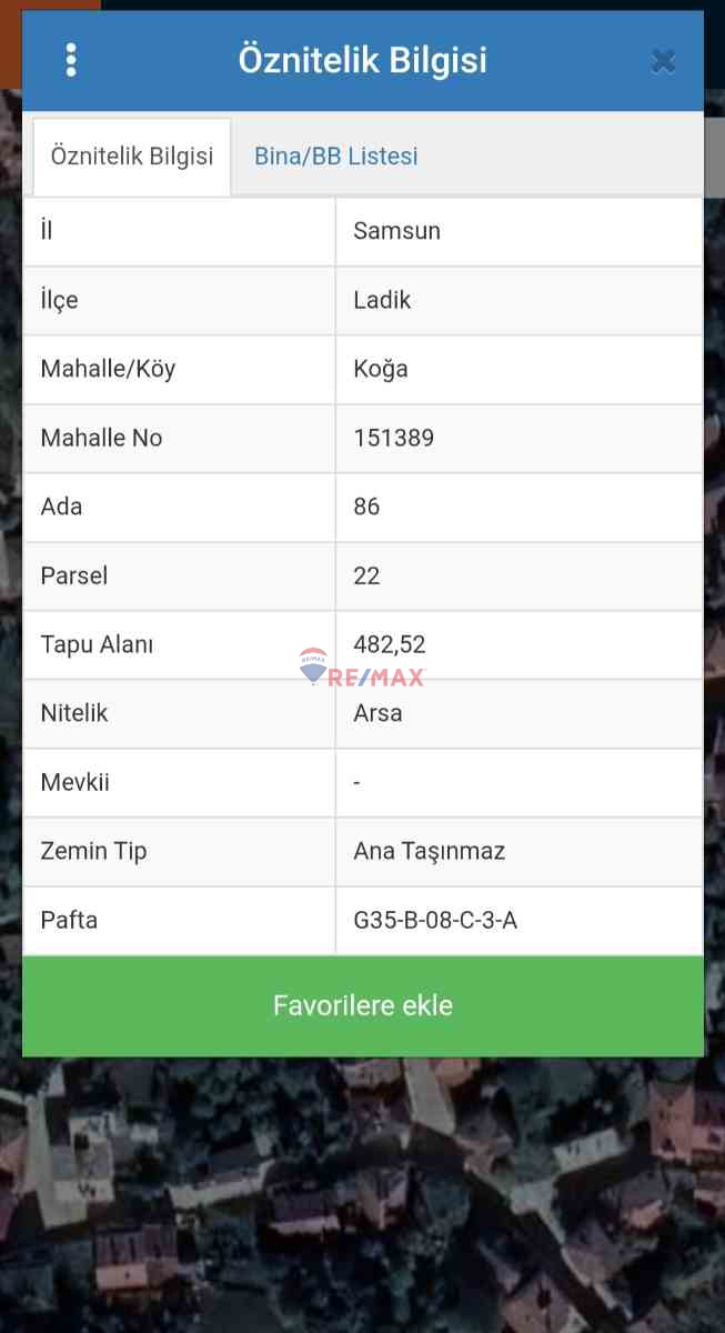 REMAX'TAN LADİK'TE KAT KARŞILIĞI