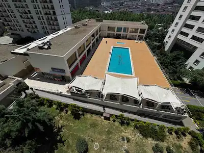 REGNUM DA KAPALI MUTFAK HAVUZ CEPHE 2+1 EŞYALI KİRALIK DAİRE 