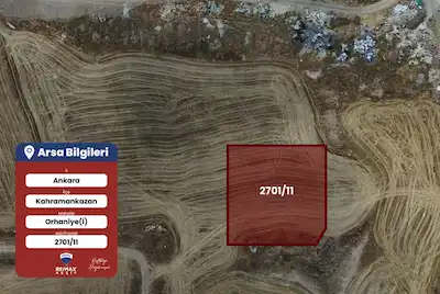 1 EMSAL - BULVARA CEPHE - KÖŞE PARSEL - 2 DÖNÜM ARSA