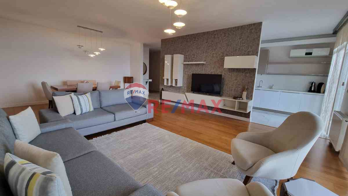 NARLIFE 3+1 EŞYALI KİRALIK GÜNEY CEPHE PEYZAJ DENİZ MANZARALI**