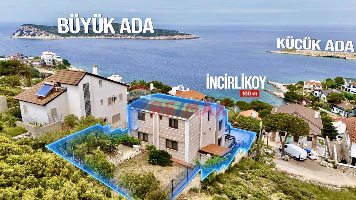 İNCİRLİKOYDA EŞSİZ DENİZ MANZARALI TAM MÜSTAKİL EV