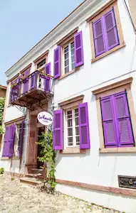 AYVALIK CUNDA ALIBEY ADASINDA TESCILLI   8 ODALI SATILIK  TAŞ BUTIK OTEL 