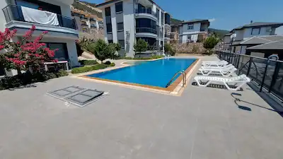 DIDIM AKBÜKTE FULL DENIZ MANZARALI, BAHÇE KATI 2+1 DAIRE !!!