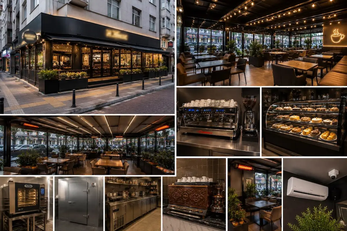 KIZILAY MEŞRUTİYET CADDESİ KÖŞE YAPILI 280M² DEVREN KİRALIK KAFE